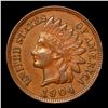 Image 2 : 1904 Indian Cent 1c Grades Choice AU