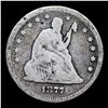 Image 2 : 1877-p Seated Liberty Quarter 25c Grades vg+