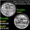 Image 1 : 1936-p Oregon Trail Old Commem Half Dollar 50c Grades GEM+ Unc