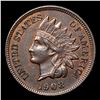 Image 2 : 1908 Indian Cent 1c Grades Unc Details