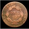 Image 3 : 1824 Coronet Head Large Cent 1c Grades vg+
