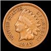 Image 2 : 1907 Indian Cent 1c Grades vf++