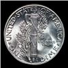 Image 3 : 1944-p Mercury Dime 10c Grades GEM Unc