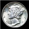 Image 2 : 1944-p Mercury Dime 10c Grades Choice Unc