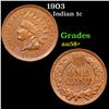 Image 1 : 1903 Indian Cent 1c Grades Choice AU/BU Slider+