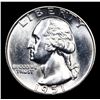 Image 2 : 1951-p Washington Quarter 25c Grades Choice+ Unc