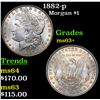Image 1 : 1882-p Morgan Dollar $1 Grades Select+ Unc