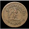 Image 2 : (1863) Knickerbocker Currency Civil War Token F-255/390a 1c Grades vf++