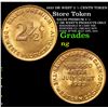Image 1 : 1933 DR WEST 2 1/2 CENTS TOKEN Grades NG