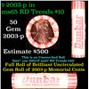 Image 1 : Shotgun Lincoln 1c roll, 2003-p 50 pcs Dunbar Wrapper
