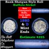Image 1 : Buffalo Nickel Shotgun Roll in Old Bank Style 'Bell Telephone'  Wrapper 1920 & d Mint Ends