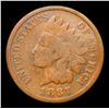 Image 2 : 1887 Indian Cent 1c Grades vg+