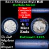 Image 1 : Buffalo Nickel Shotgun Roll in Old Bank Style 'Bell Telephone'  Wrapper 1927 & d Mint Ends