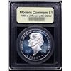 Image 2 : Proof 1993-s Jefferson Modern Commem Dollar $1 Graded GEM++ Proof Deep Cameo By USCG