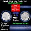 Image 1 : Buffalo Nickel Shotgun Roll in Old Bank Style 'Bell Telephone'  Wrapper 1926 & d Mint Ends