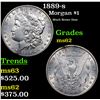 Image 1 : 1889-s Morgan Dollar $1 Grades Select Unc