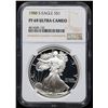 Image 2 : Proof NGC 1988-s Silver Eagle Dollar $1 Graded pr69 DCAM By NGC