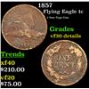 Image 1 : 1857 Flying Eagle Cent 1c Grades VF Details