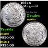Image 1 : 1921-s Morgan Dollar $1 Grades Choice+ Unc