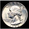 Image 2 : 1952-p Washington Quarter 25c Grades GEM+ Unc