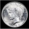 Image 2 : 1923-p Peace Dollar $1 Grades Choice+ Unc
