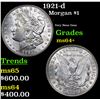Image 1 : 1921-d Morgan Dollar $1 Grades Choice+ Unc