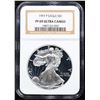 Image 2 : Proof NGC 1997-p Silver Eagle Dollar $1 Graded pr69 DCAM By NGC