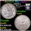 Image 1 : ***Auction Highlight*** 1904-s Morgan Dollar $1 Graded Select Unc By USCG (fc)