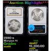Image 1 : ***Auction Highlight*** NGC 1880-s Morgan Dollar $1 Graded ms66 By NGC (fc)