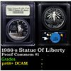 Proof 1986-s Statue Of Liberty Modern Commem Dollar $1 Graded GEM++ Proof Deep Cameo By USCG