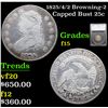 Image 1 : 1825/4/2 Capped Bust Quarter Browning-2 25c Graded f15 By SEGS