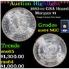 ***Auction Highlight*** NGC 1883-cc Morgan Dollar GSA Hoard $1 Graded ms64 By NGC (fc)