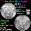 Image 1 : ***Auction Highlight*** 1884-s Morgan Dollar $1 Graded Select Unc By USCG (fc)