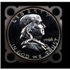 Image 2 : Full roll of Proof 1961 Silver Franklin 50c, 20 Coins total Franklin Half Dollar 50c