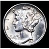Image 2 : 1936-d Mercury Dime 10c Grades GEM+ FSB