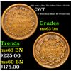 Image 1 : 1863 Army & Navy Civil War Token The Federal Union F-222/325A 1c Grades Select Unc BN