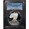 Image 2 : Proof PCGS 2006-w Silver Eagle Dollar $1 Graded pr69 DCAM By PCGS