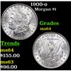 Image 1 : 1900-o Morgan Dollar $1 Grades Choice Unc
