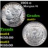 Image 1 : 1901-o Morgan Dollar $1 Grades Select+ Unc