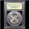 Image 2 : 1992-p Olympics Modern Commem Half Dollar 50c Graded ms70, Perfection By USCG