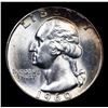Image 2 : 1960-p Washington Quarter 25c Grades GEM+ Unc