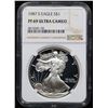 Image 2 : Proof NGC 1987-s Silver Eagle Dollar $1 Graded pr69 DCAM By NGC