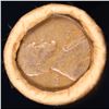 Image 2 : Mixed small cents 1c orig shotgun roll, 1919-s Wheat Cent, 1898 Indian Cent other end, brinks Wrappe