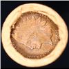 Image 3 : Mixed small cents 1c orig shotgun roll, 1919-s Wheat Cent, 1898 Indian Cent other end, brinks Wrappe