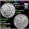 Image 1 : ***Auction Highlight*** 1896-o Morgan Dollar $1 Graded Select Unc By USCG (fc)