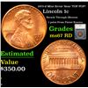 Image 1 : 1975-d Lincoln Cent Mint Error Near TOP POP! 1c Graded ms67 RD By SEGS