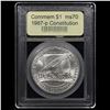 Image 2 : 1987-p Constitution Bicentennial Modern Commem Dollar $1 Graded ms70, Perfection By USCG