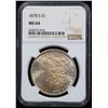 Image 2 : NGC 1878-s Morgan Dollar $1 Graded ms64 By NGC