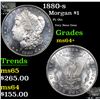 Image 1 : 1880-s Morgan Dollar $1 Grades Choice+ Unc