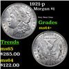 Image 1 : 1921-p Morgan Dollar $1 Grades Choice+ Unc